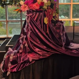 Draping/Tablecloths Mauve Silk