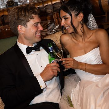 Bride and groom sharing a joyful moment on their wedding day, coordinated by ARLAI Event Co, Melbourne wedding planner