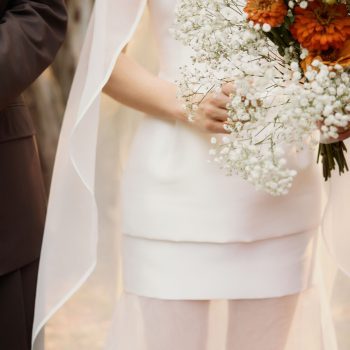 Close-up of bride's bouquet at Runnymede Farm Lorne wedding, coordinated by ARLAI Event Co Melbourne