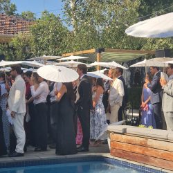 Georgia and Sean’s intimate backyard wedding cover photo